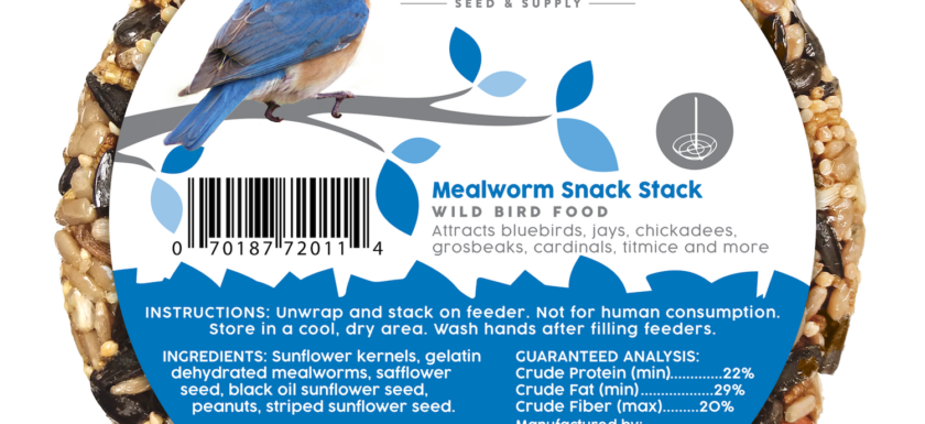 Mealworm Snack Stack Wild Bird Food